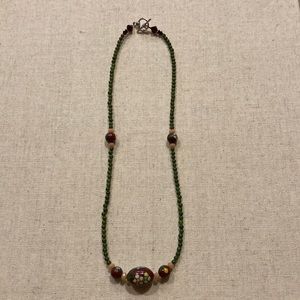 Brand new cabochon jade necklace